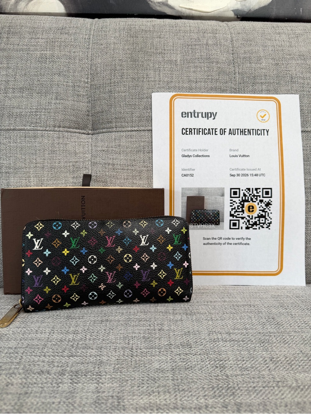 ✨ Louis Vuitton Monogram Multicolore Zippy Wallet | Entrupy Authenticated